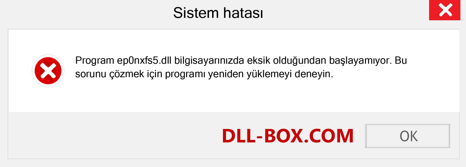 ep0nxfs5.dll dosyası eksik mi? Windows 7, 8, 10 için İndirin - Windows'ta ep0nxfs5 dll Eksik Hatasını Düzeltin, fotoğraflar, resimler